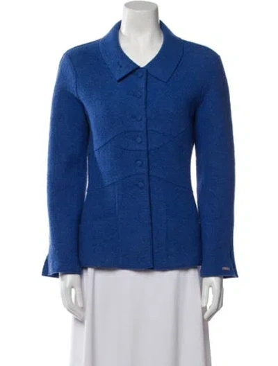 Pre-owned Chanel Vintage 1999 Jacket In Blue