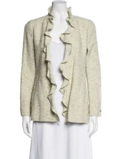 Pre-owned Chanel Vintage 1999 Jacket In Neutral