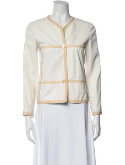 Pre-owned Chanel Vintage 1999 Jacket In Neutral