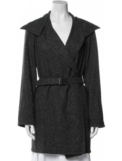 Pre-owned Chanel Vintage 1999 Peacoat In Black