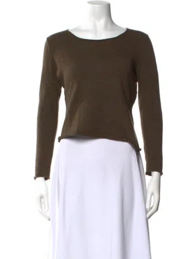 Pre-owned Chanel Vintage 1999 Sweater In Green