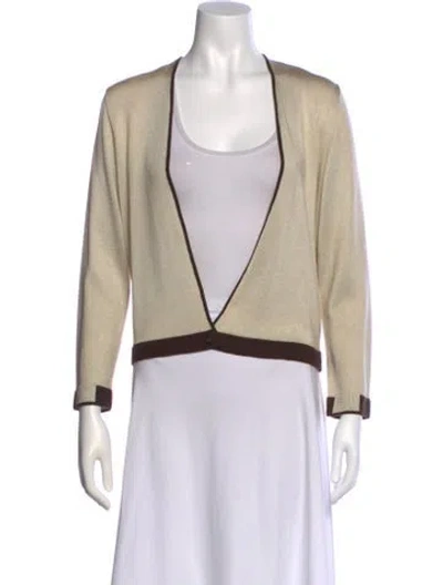 Pre-owned Chanel Vintage 1999 Sweater In Neutral