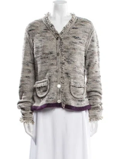 Pre-owned Chanel Vintage 1999 Sweater In Neutral