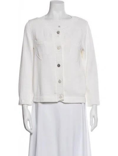 Pre-owned Chanel Vintage 1999 Sweater In Neutral