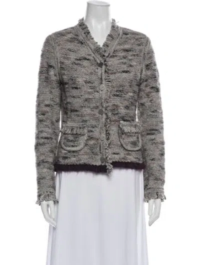 Pre-owned Chanel Vintage 1999 Sweater In Neutral