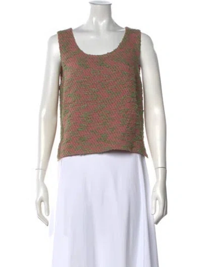 Pre-owned Chanel Vintage 1999 Top In Green