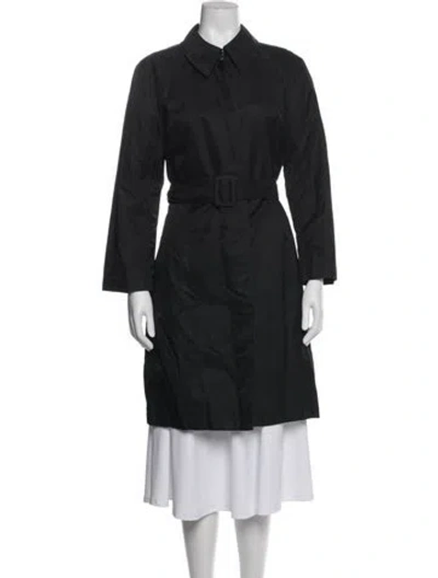 Pre-owned Chanel Vintage 1999 Trench Coat In Gray