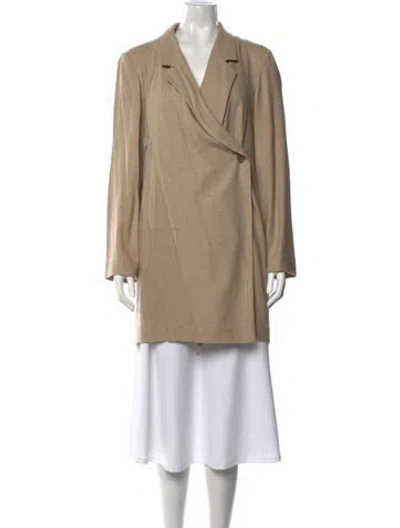 Pre-owned Chanel Vintage 1999 Trench Coat In Neutral