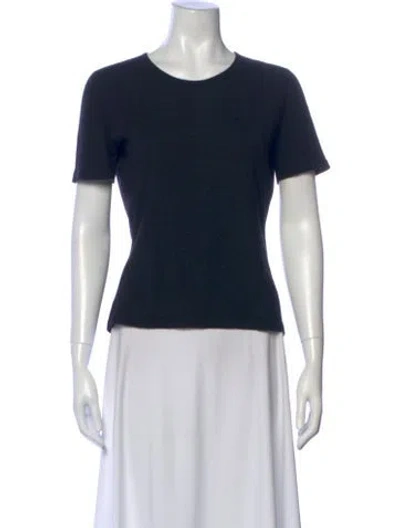 Pre-owned Chanel Vintage 1999 T-shirt In Black