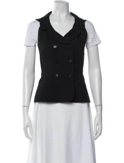 Pre-owned Chanel Vintage 1999 Vest In Black