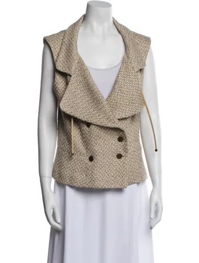 Pre-owned Chanel Vintage 1999 Vest In Neutral