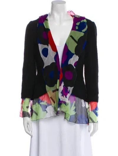 Pre-owned Chanel Vintage 2000 Blazer In Black