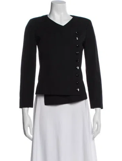 Pre-owned Chanel Vintage 2000 Blazer In Black