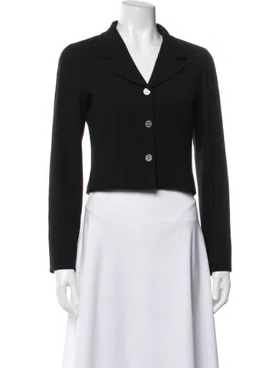 Pre-owned Chanel Vintage 2000 Blazer In Black