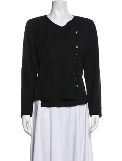Pre-owned Chanel Vintage 2000 Blazer In Black