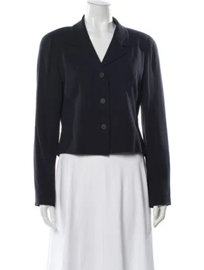 Pre-owned Chanel Vintage 2000 Blazer In Blue