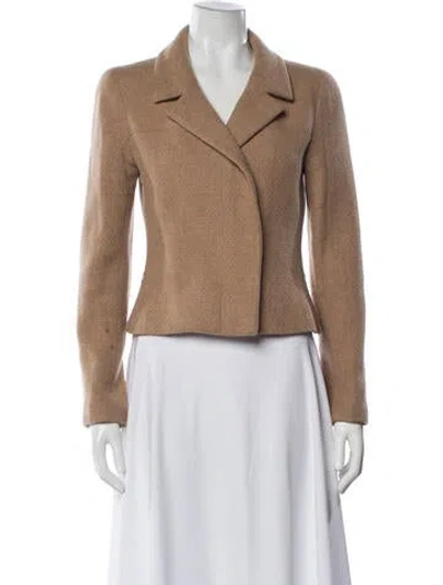 Pre-owned Chanel Vintage 2000 Blazer In Brown