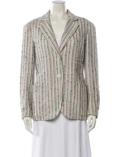 Pre-owned Chanel Vintage 2000 Blazer In Neutral