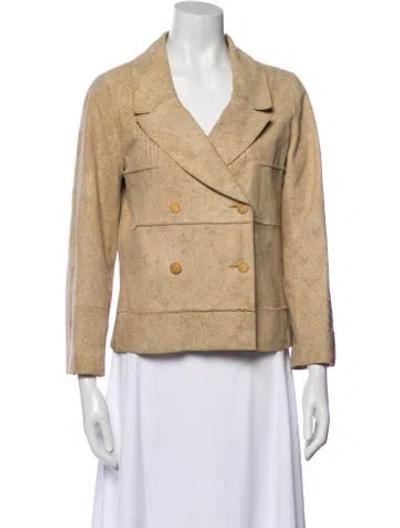 Pre-owned Chanel Vintage 2000 Blazer In Neutral