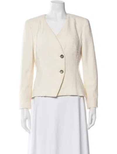 Pre-owned Chanel Vintage 2000 Blazer In Neutral