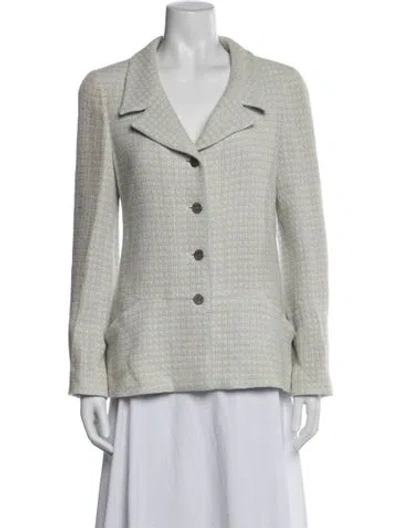 Pre-owned Chanel Vintage 2000 Blazer In Neutrals