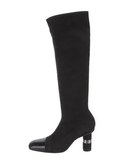 Pre-owned Chanel Vintage 2000 Boots In Black