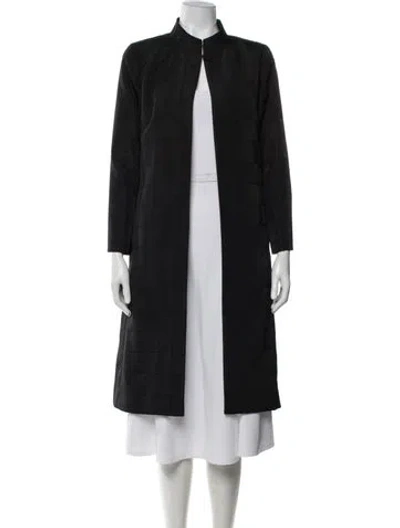 Pre-owned Chanel Vintage 2000 Coat In Black