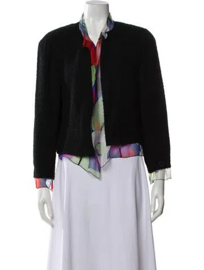 Pre-owned Chanel Vintage 2000 Evening Jacket In Black
