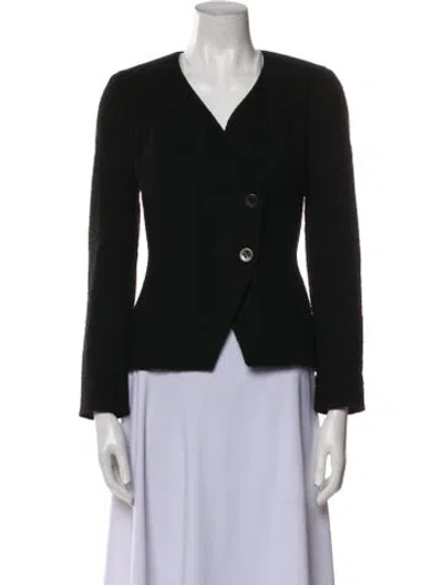 Pre-owned Chanel Vintage 2000 Evening Jacket In Black