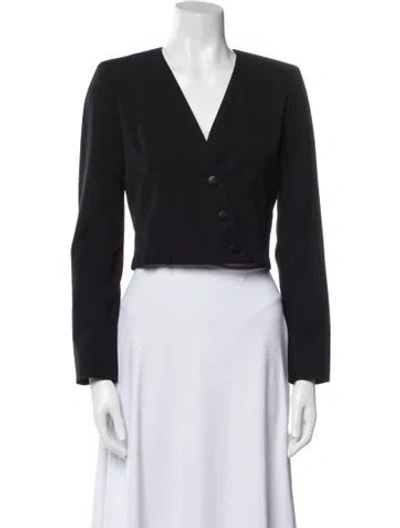 Pre-owned Chanel Vintage 2000 Evening Jacket In Black