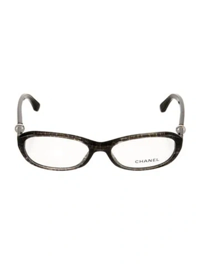 Pre-owned Chanel Vintage 2000's Eyeglasses In Black