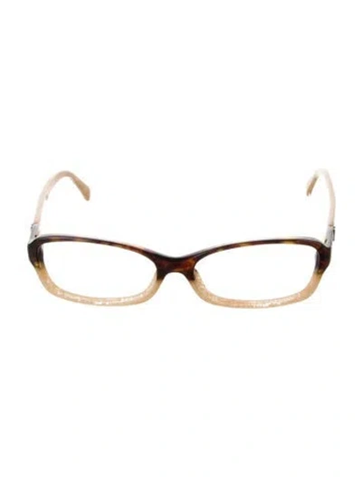 Pre-owned Chanel Vintage 2000's Eyeglasses In Brown/neutrals