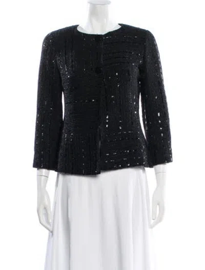 Pre-owned Chanel Vintage 2000 Jacket In Black