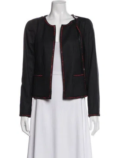 Pre-owned Chanel Vintage 2000 Jacket In Black