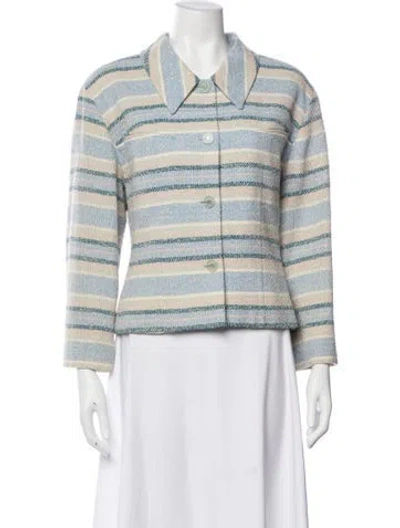 Pre-owned Chanel Vintage 2000 Jacket In Blue
