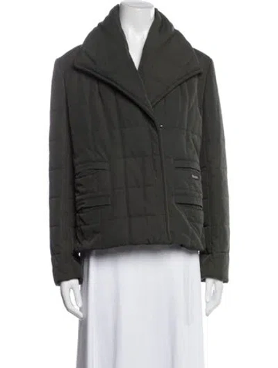 Pre-owned Chanel Vintage 2000 Jacket In Green