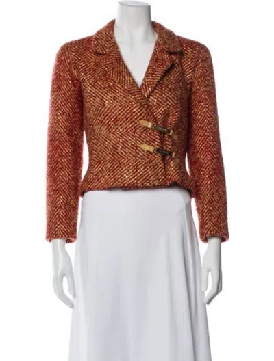 Pre-owned Chanel Vintage 2000 Jacket In Red