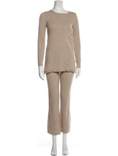 Pre-owned Chanel Vintage 2000 Pant Set In Neutral