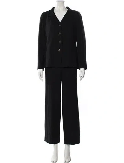 Pre-owned Chanel Vintage 2000 Pantsuit In Black
