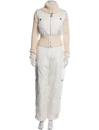 Pre-owned Chanel Vintage 2000 Pantsuit In White
