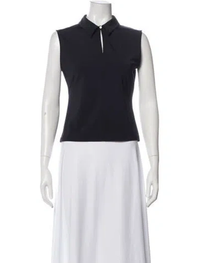 Pre-owned Chanel Vintage 2000 Polo In Black