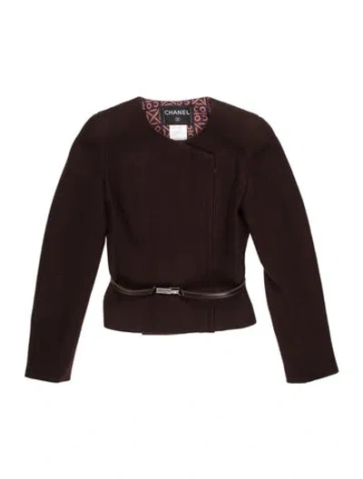 Pre-owned Chanel Vintage 2000 Skirt Suit In Brown