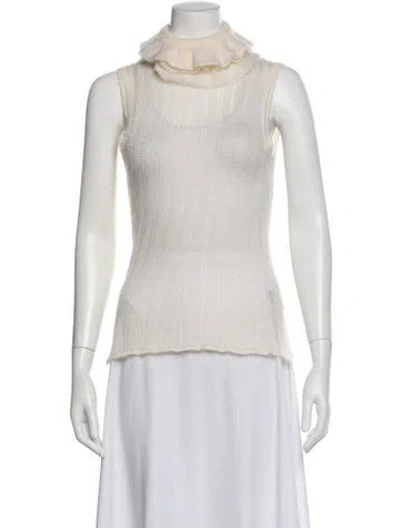 Pre-owned Chanel Vintage 2000 Sweater In Neutral