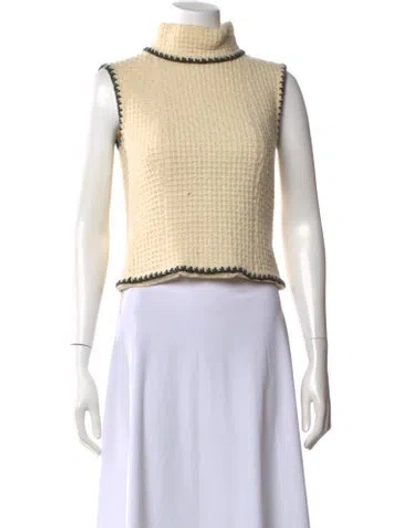 Pre-owned Chanel Vintage 2000 Sweater In Neutral