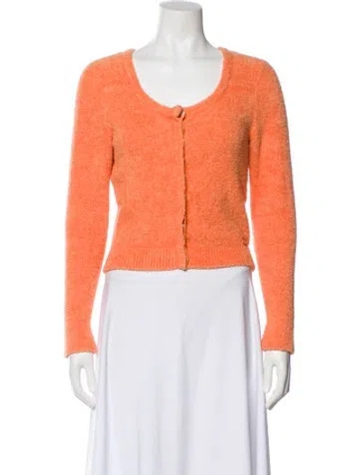 Pre-owned Chanel Vintage 2000 Sweater In Orange