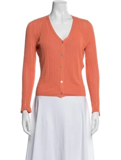 Pre-owned Chanel Vintage 2000 Sweater In Orange