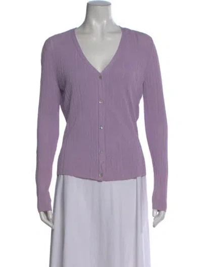 Pre-owned Chanel Vintage 2000 Sweater In Purple
