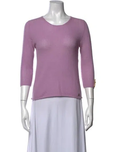 Pre-owned Chanel Vintage 2000 Sweater In Purple