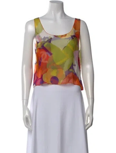 Pre-owned Chanel Vintage 2000 Top In Multi