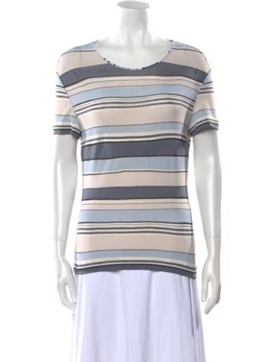 Pre-owned Chanel Vintage 2000 T-shirt In Blue